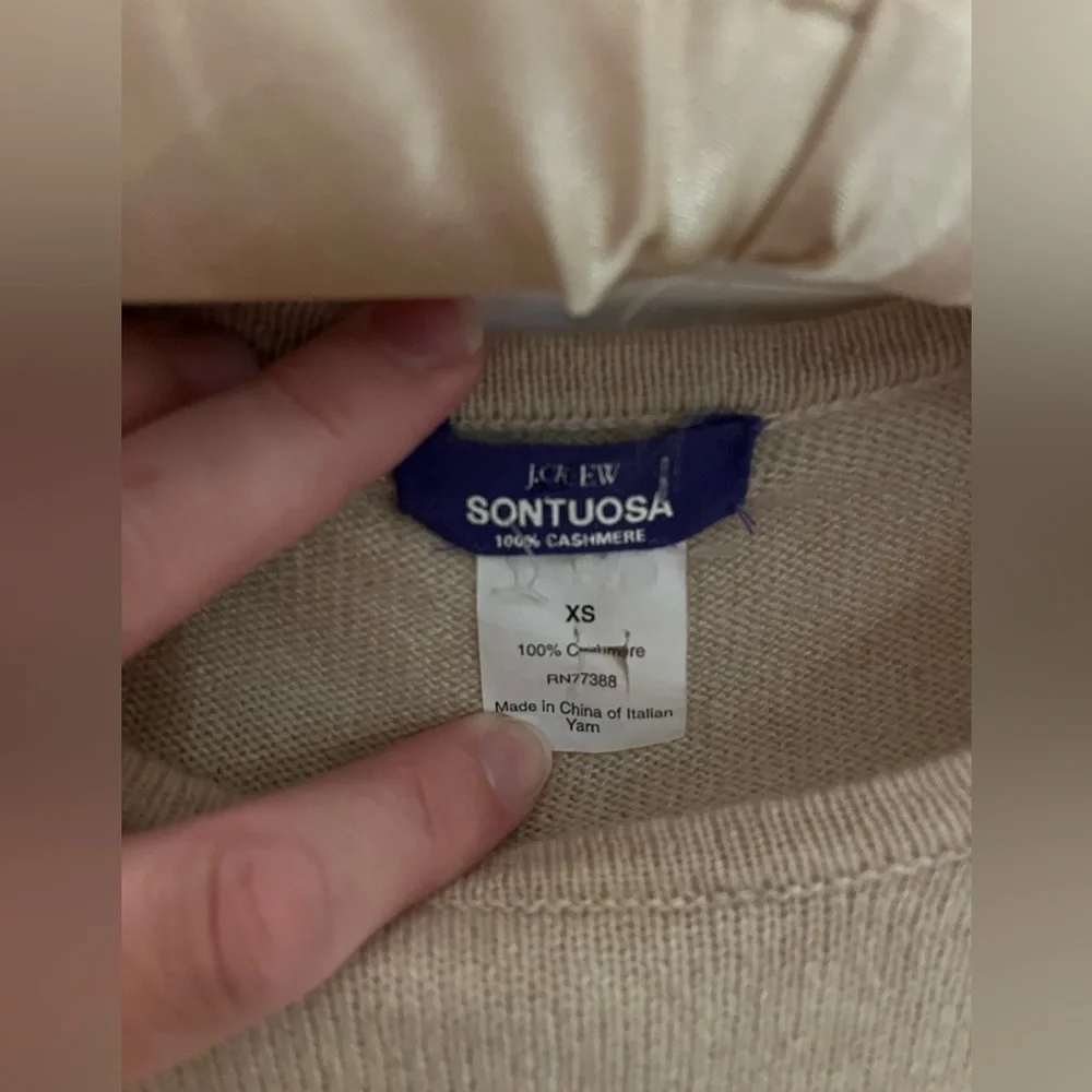 J.Crew Cashmere Swing Crewneck, size XS